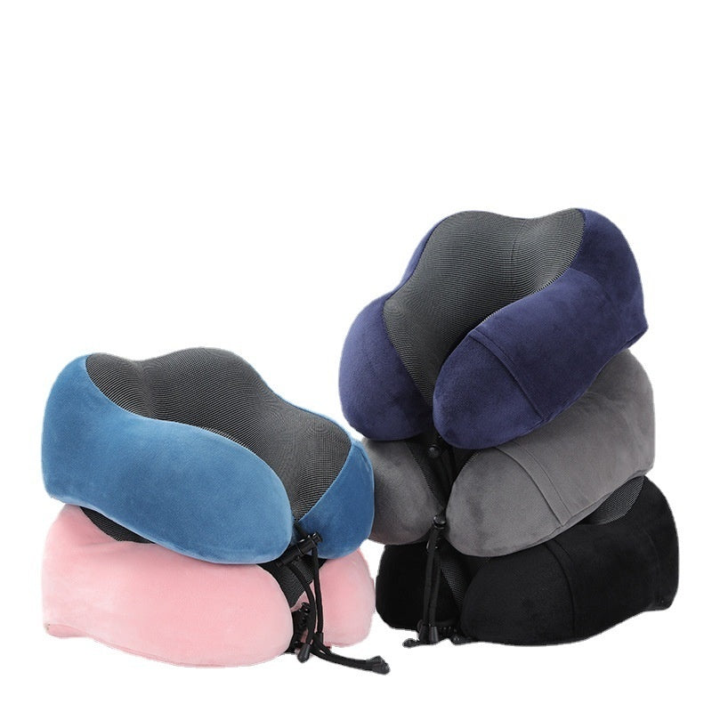 Kit voyage sommeil japonais — oreiller cervical en U mémoire de forme masque nuit bouchons oreilles — Yasumi Market France